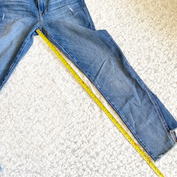 Frame Le High Straight Jeans, Beaudry Distressed Step Hem, 24 - Picture 11 of 15